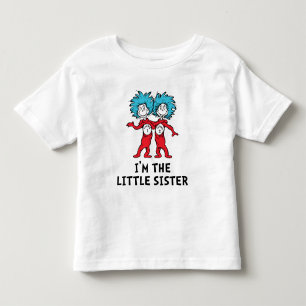 Camiseta Dr. Seuss Coisa Um Coisa Dois   Gêmeos   Irmã Mais