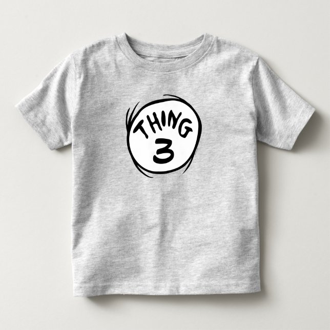 Camiseta Dr. Seuss | Coisa Um Coisa Dois Personalizada (Frente)
