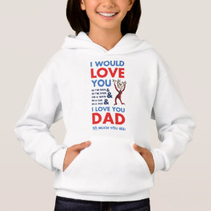 Camiseta Dr. Seuss Eu Amo Você Papai Tanto Que Você Vê
