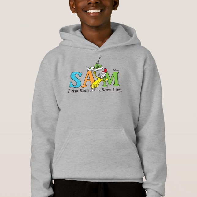 Camiseta Dr. Seuss Eu Sou Sam. Sam, Estou. (Frente)