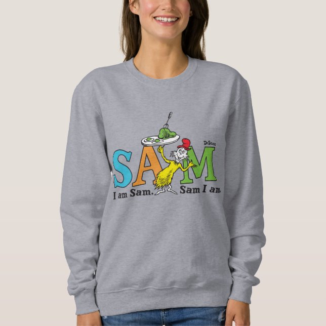 Camiseta Dr. Seuss Eu Sou Sam. Sam, Estou. (Frente)