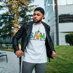 Camiseta Dr. Seuss Eu sou Sam. Sam eu sou.