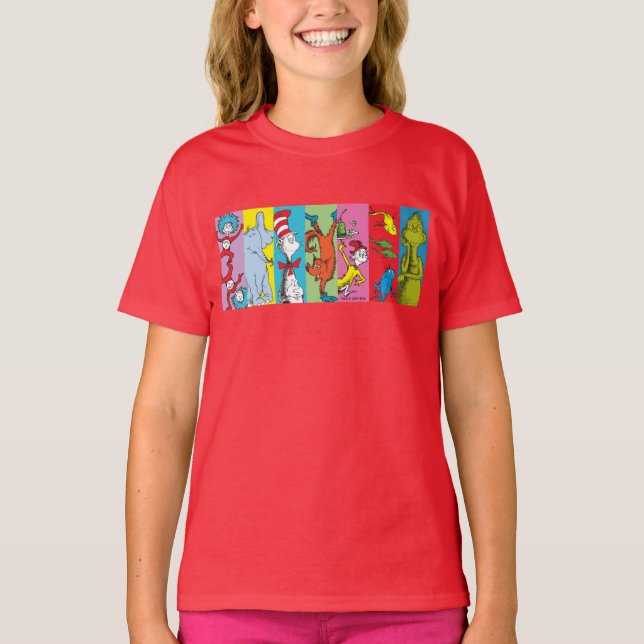 Camiseta Dr. Seuss | Fatia de Caracteres (Frente)
