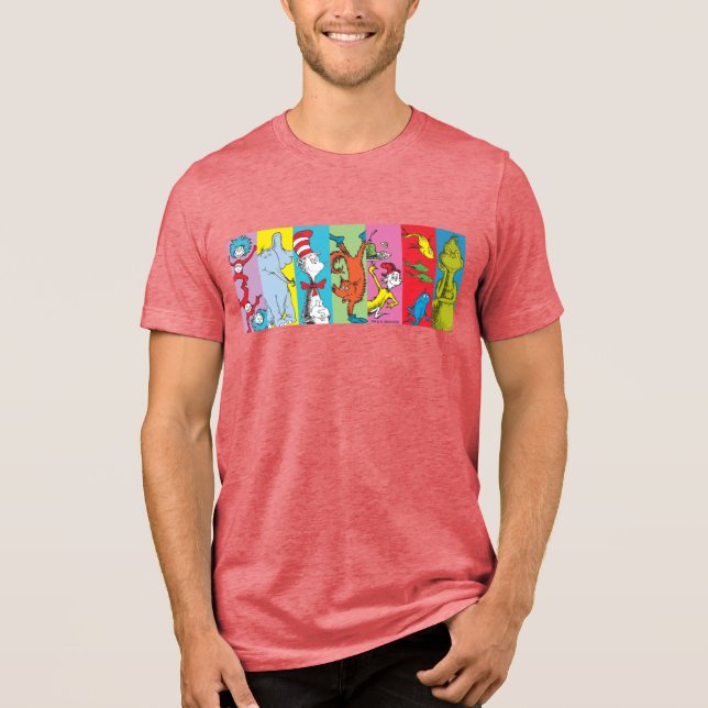 Camiseta Dr. Seuss | Fatia de Personagem (Frente)