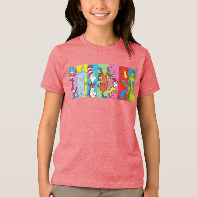 Camiseta Dr. Seuss | Fatia de Personagem (Frente)