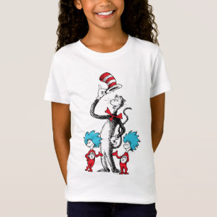 Camiseta Dr. Seuss Gato de Chapéu, Coisa Um e Coisa Dois