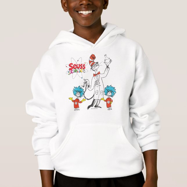 Camiseta Dr. Seuss | Gato na Ciência do Hat Seuss (Frente)