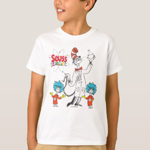 Camiseta Dr. Seuss Gato na Ciência do Hat Seuss