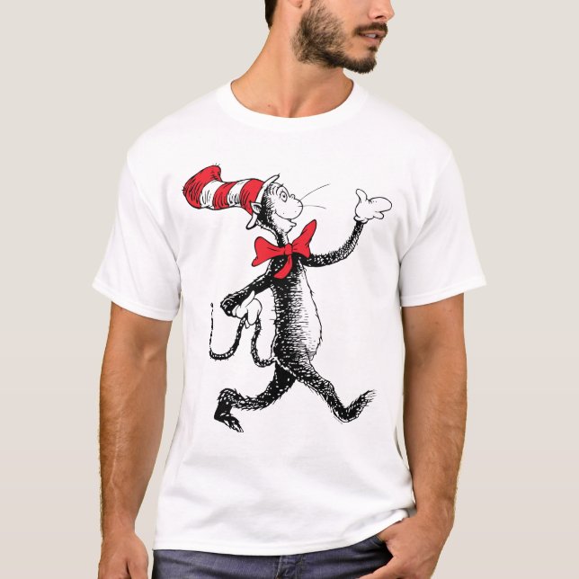 Camiseta Dr. Seuss | Gato na Marcha do Chapéu (Frente)