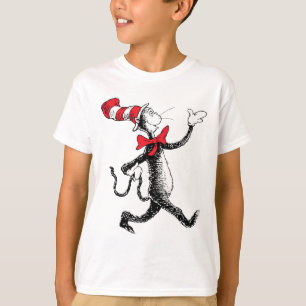 Camiseta Dr. Seuss Gato na Marcha do Chapéu
