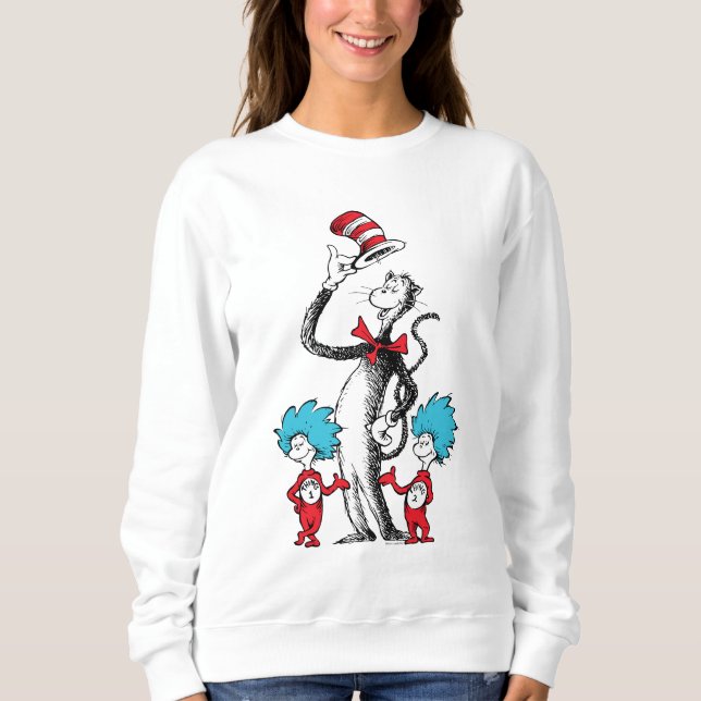 Camiseta Dr. Seuss | Gato no Chapéu, Coisa Um e Coisa Dois (Frente)