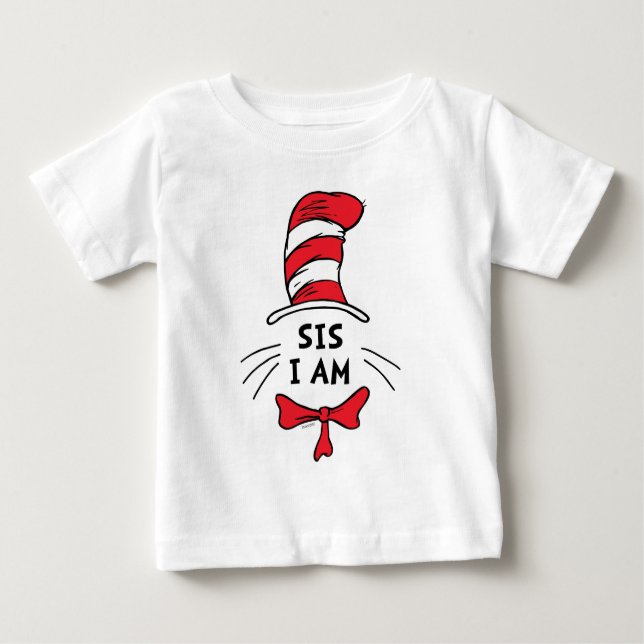 Camiseta Dr. Seuss | Gato no Chapéu - Eu sou eu (Frente)