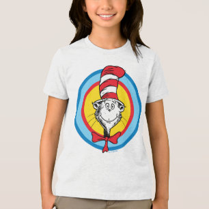 Camiseta Dr. Seuss Gato no Chapéu Gráfico da Cabeça