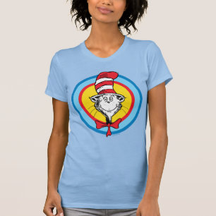 Camiseta Dr. Seuss Gato no Chapéu Gráfico da Cabeça