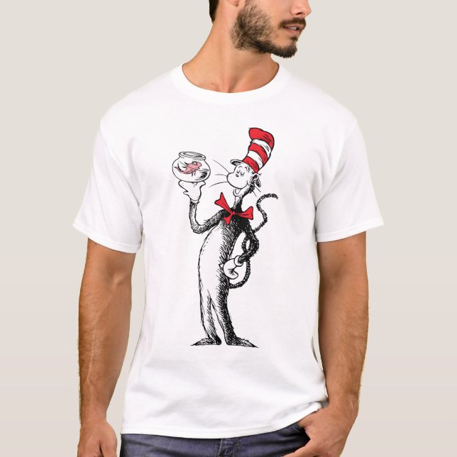 Camiseta Dr. Seuss | Gato no Chapéu & Krinklebine (Frente)
