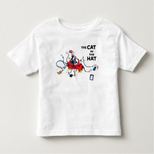 Camiseta Dr. Seuss Gato no Chapéu Limpa