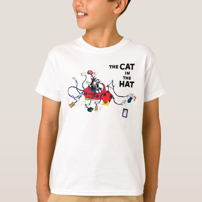 Camiseta Dr. Seuss | Gato no Chapéu Limpa (Frente)