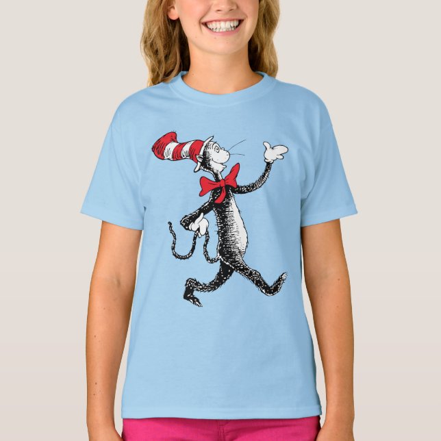 Camiseta Dr. Seuss | Gato no Chapéu Passarela (Frente)