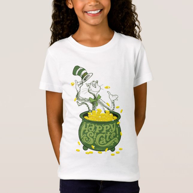 Camiseta Dr. Seuss | Gato no Chapéu - Rua Feliz. Gato! (Frente)