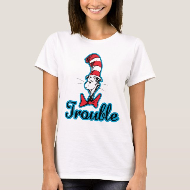 Camiseta Dr. Seuss | Gato no Hat Trouble (Frente)