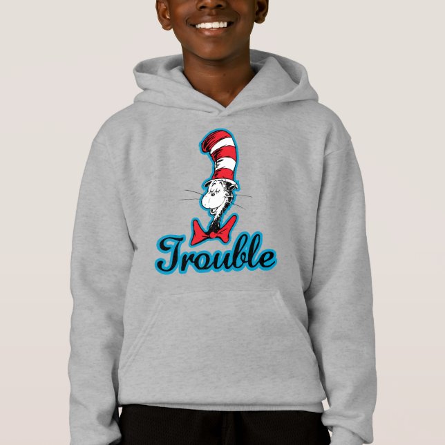 Camiseta Dr. Seuss | Gato no Hat Trouble (Frente)