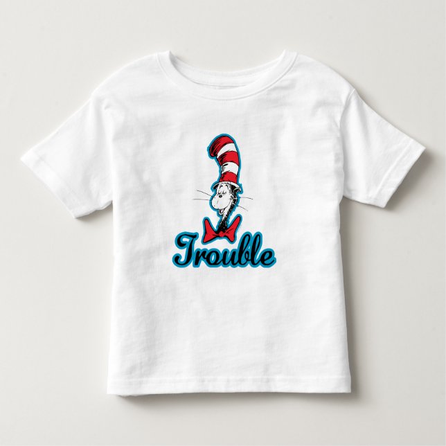 Camiseta Dr. Seuss | Gato no Hat Trouble (Frente)