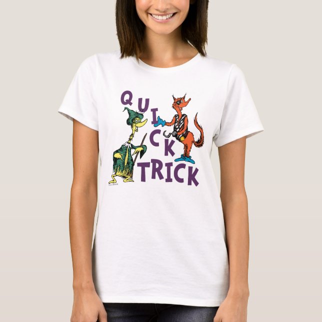 Camiseta Dr. Seuss | Gráfico do Quick Trick Halloween (Frente)