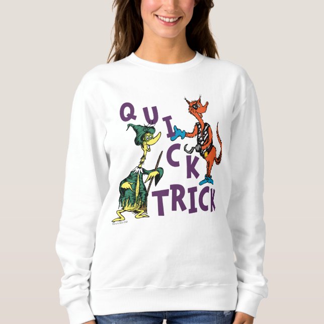 Camiseta Dr. Seuss | Gráfico do Quick Trick Halloween (Frente)