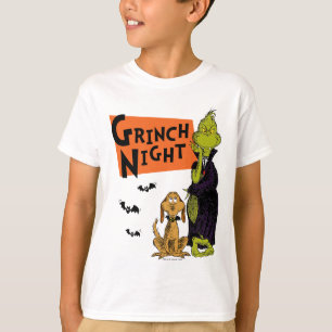 Camiseta Dr. Seuss   Gráfico noturno Hallowen Grpolegadas