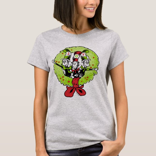 Camiseta Dr. Seuss| Grinch| Joy de Natal de Who-ville (Frente)