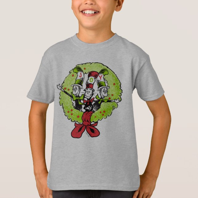 Camiseta Dr. Seuss| Grinch| Joy de Natal de Who-ville (Frente)
