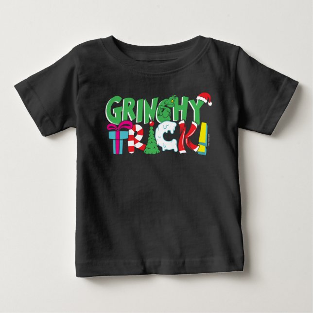 Camiseta Dr. Seuss | Grinchy Truque (Frente)