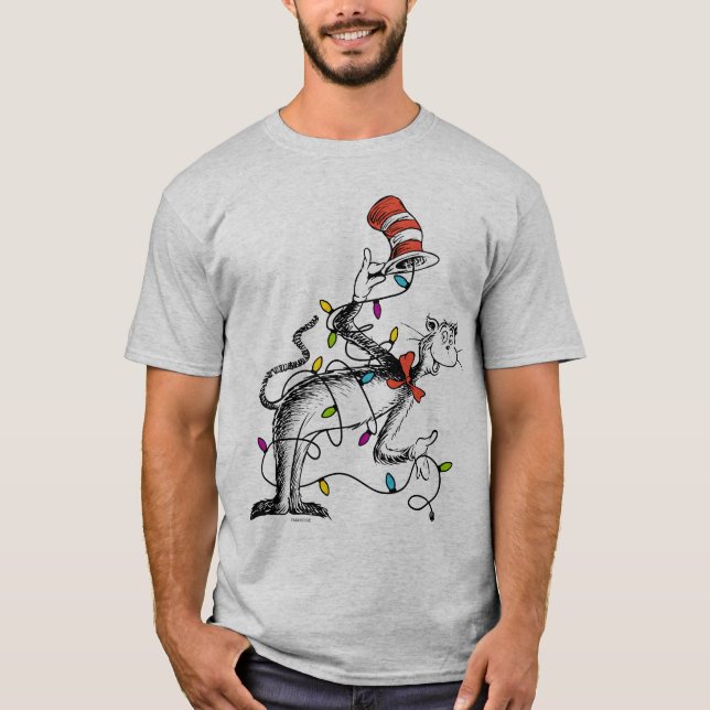 Camiseta Dr. Seuss | Grpolegadas | Gato Misquiívoro no Ha (Frente)