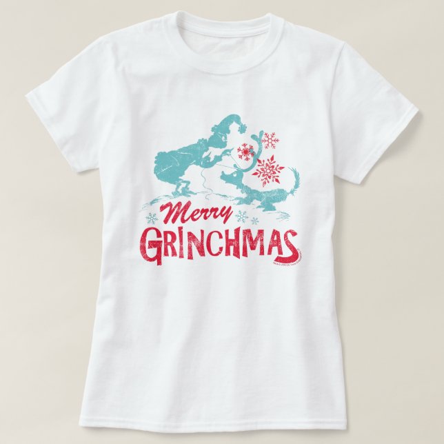 Camiseta Dr. Seuss | Grpolegadas — Grinchmas Felizes (Frente do Design)