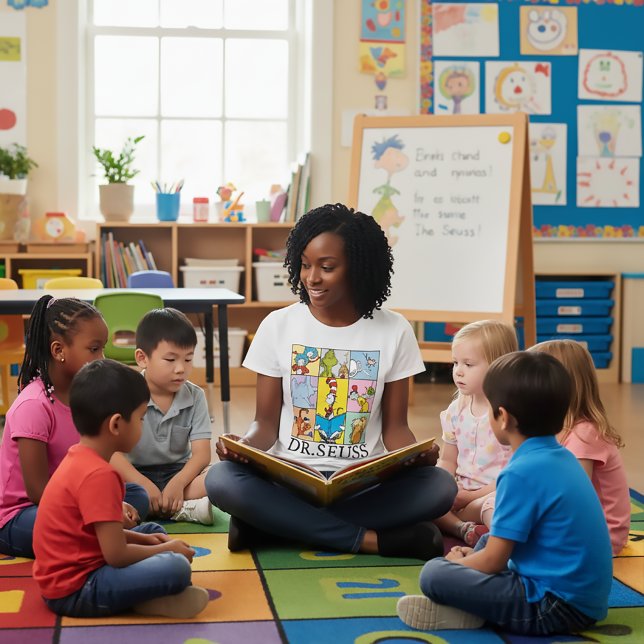 Camiseta Dr. Seuss | Histórias Gráfico (Criador carregado)