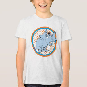 Camiseta Dr. Seuss Horton Ouve Um Quem Pontos Polka Laranja