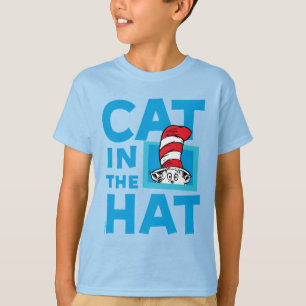 Camiseta Dr. Seuss Logotipo do Gato no Chapéu