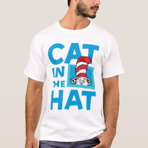 Camiseta Dr. Seuss Logotipo do Gato no Chapéu