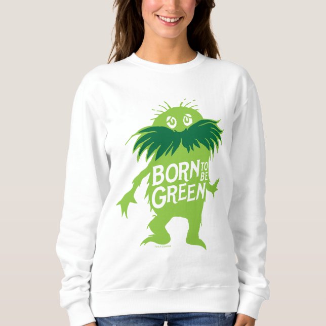 Camiseta Dr. Seuss | Lorax - Nascido Para Ser Verde (Frente)