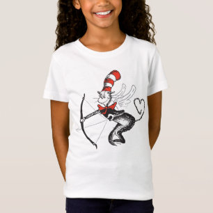 Camiseta Dr. Seuss no Dia dos Namorados O Gato de Chapéu