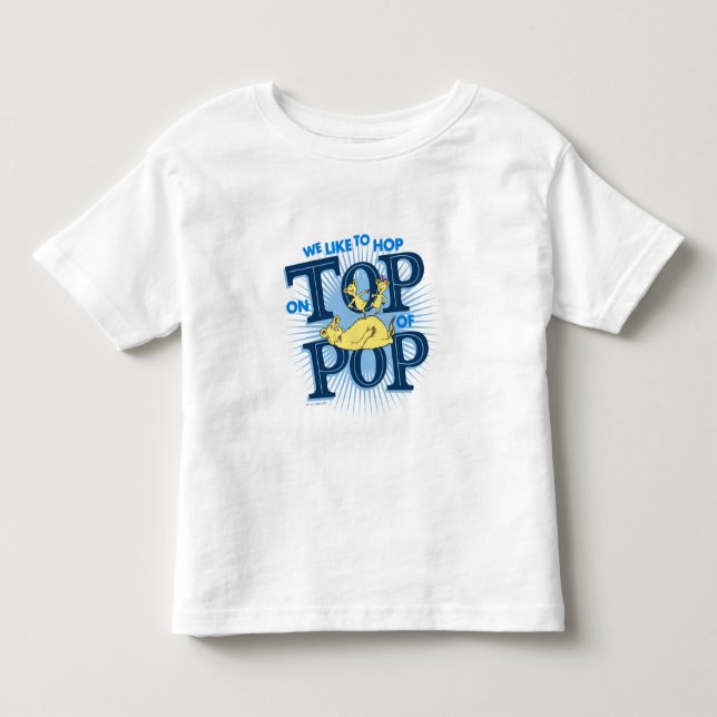 Camiseta Dr. Seuss | Nós Gostamos de Pular em Cima de Pop (Frente)