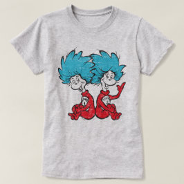 Camiseta Dr. Seuss| O gato no chapéu - Coisa 1, Coisa 2