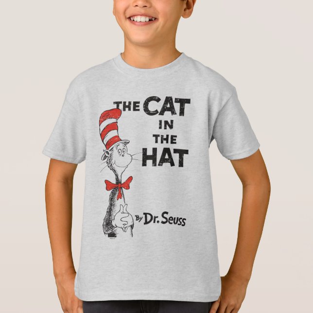 Camiseta Dr. Seuss | O Gato no Livro do Chapéu (Frente)