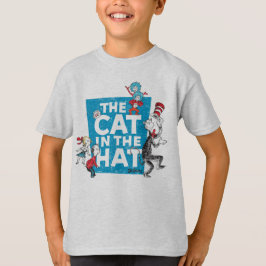 Camiseta Dr. Seuss | O Gato no Logotipo do Chapéu - Caracte