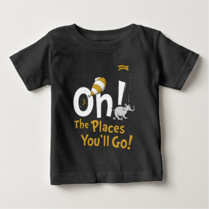 Camiseta Dr. Seuss   Oh, Os Lugares Que Você Irá! Retro