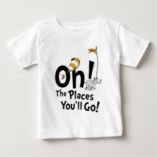 Camiseta Dr. Seuss Oh, Os Lugares Que Você Irá! Retro