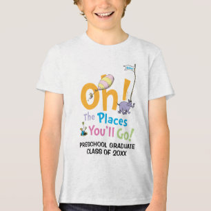 Camiseta Dr. Seuss Oh, Os Lugares Que Você Irá! Turma de