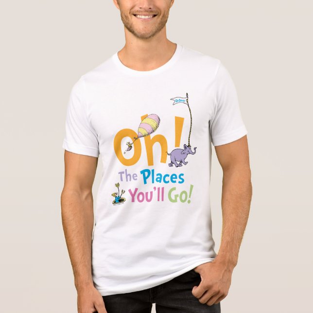 Camiseta Dr. Seuss | Oh, Os Lugares Que Você Vai! (Frente)