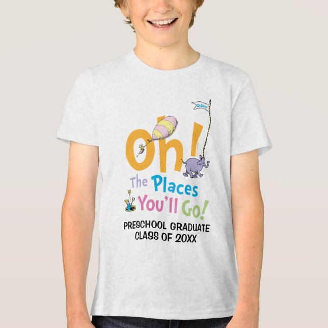 Camiseta Dr. Seuss | Oh, Os Lugares Que Você Vai! Classe de (Frente)