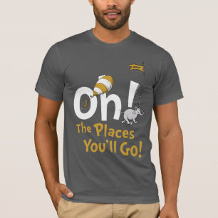 Camiseta Dr. Seuss Oh, Os Lugares Que Você Vai! Retro